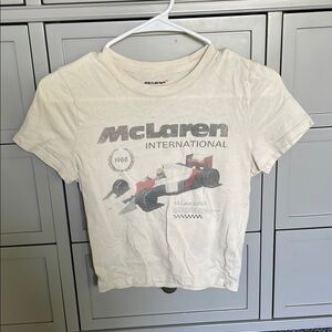 Hollister White Graphic Tee